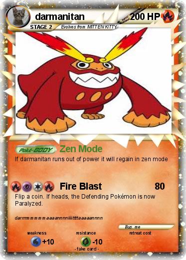 Pokemon darmanitan