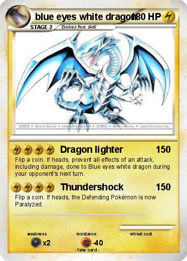 Pokemon blue eyes white dragon