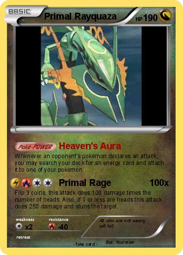Pokemon Primal Rayquaza