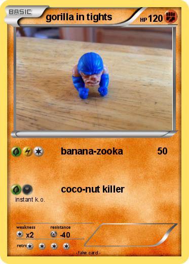 Pokemon gorilla in tights