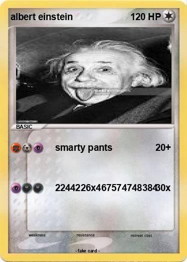 Pokemon albert einstein