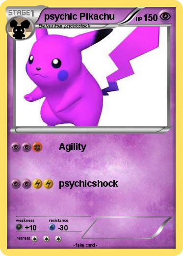 Pokemon psychic Pikachu