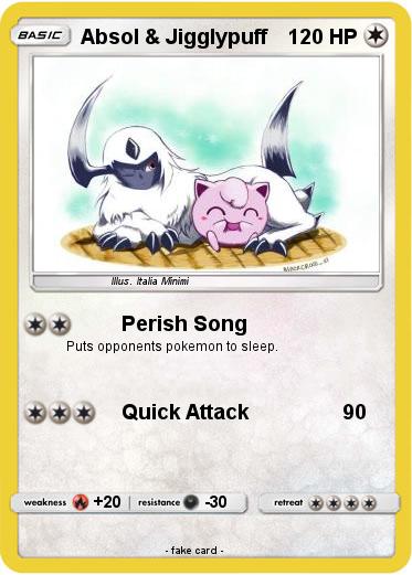 Pokemon Absol & Jigglypuff