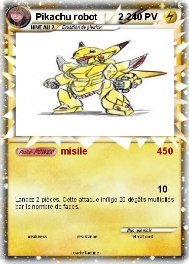 Pokemon Pikachu robot        2 2