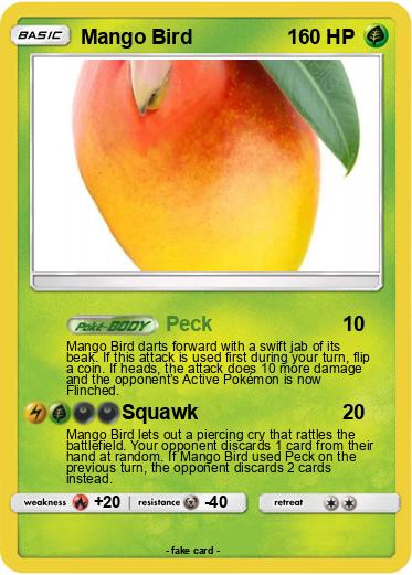Pokemon Mango Bird