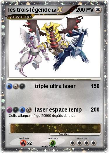 Pokemon les trois légende