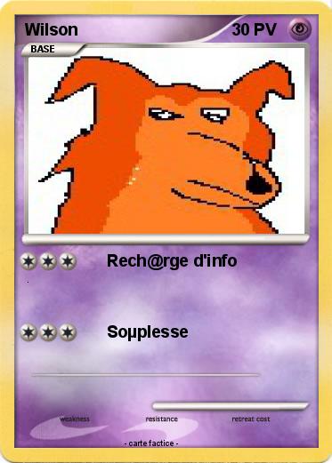 Pokemon Wilson