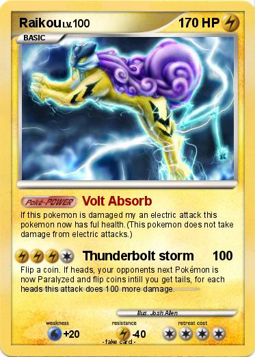 Pokemon Raikou