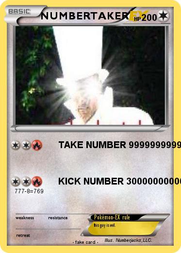 Pokemon NUMBERTAKER