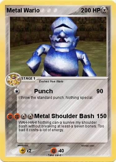 Pokemon Metal Wario