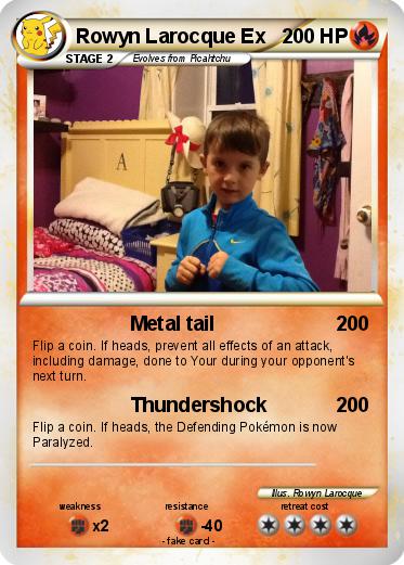 Pokemon Rowyn Larocque Ex
