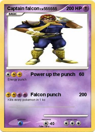 Pokemon Captain falcon
