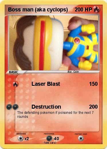 Pokemon Boss man (aka cyclops)