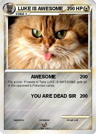 Pokemon LUKE IS AWESOME