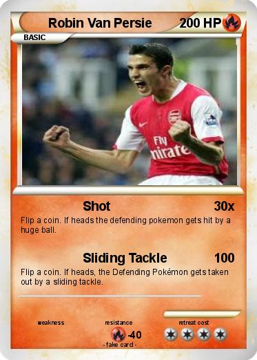 Pokemon Robin Van Persie