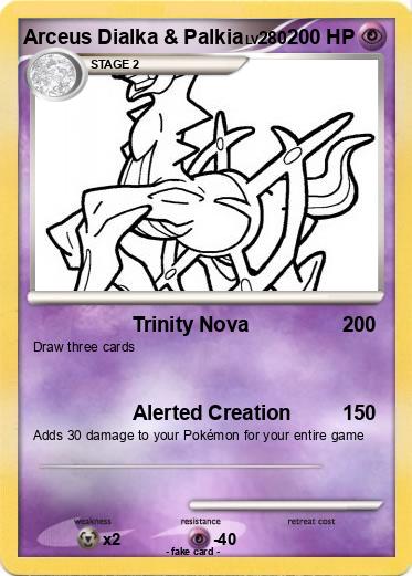 Pokemon Arceus Dialka & Palkia