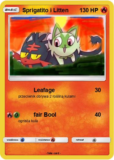 Pokemon Sprigatito i Litten