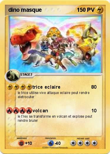 Pokemon dino masque