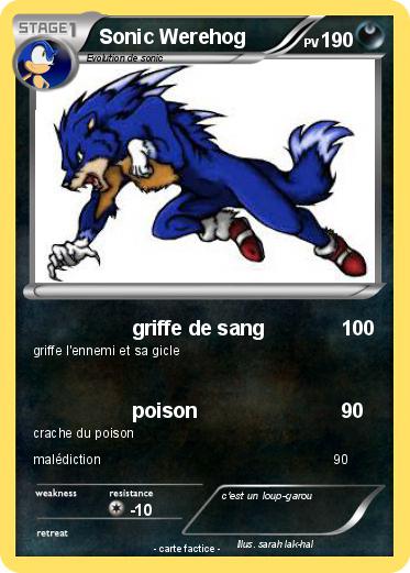 Pokemon Sonic Werehog