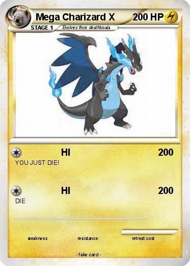 Pokemon Mega Charizard X