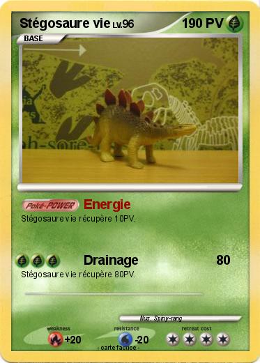 Pokemon Stégosaure vie