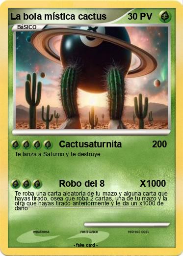 Pokemon La bola mística cactus