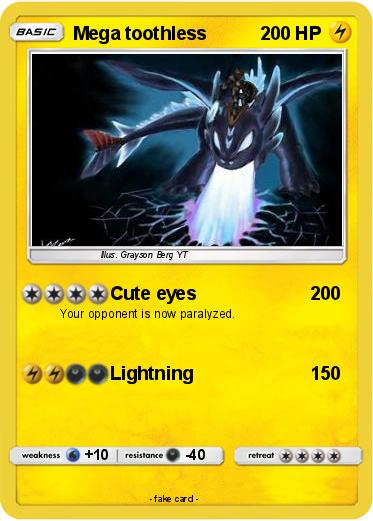 Pokemon Mega toothless