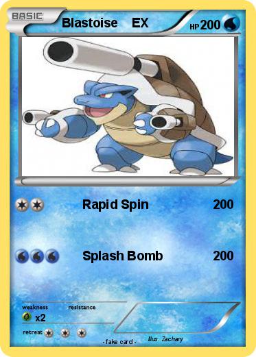 Pokemon Blastoise    EX