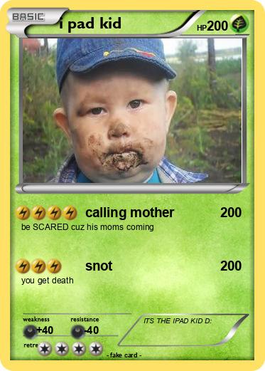 Pokemon i pad kid
