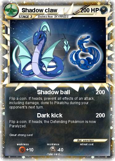 Pokemon Shadow claw