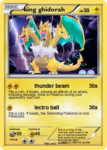Pokemon king ghidorah