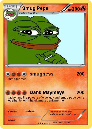 Pokemon Smug Pepe