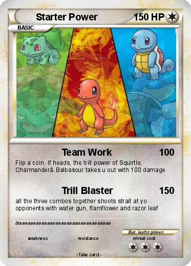 Pokemon Starter Power