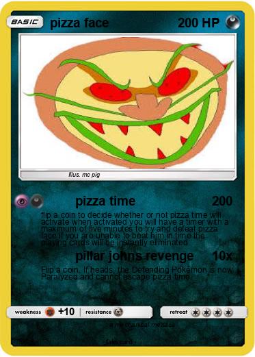 Pokemon pizza face
