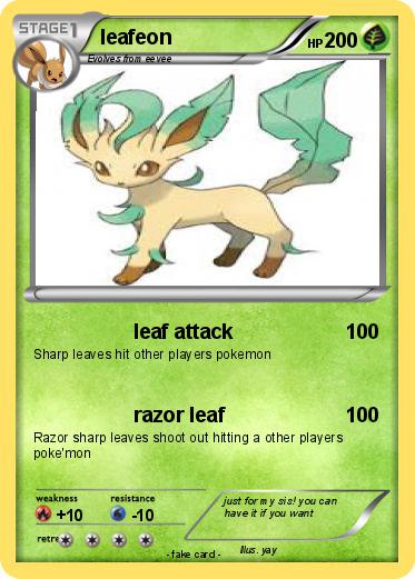 Pokemon leafeon