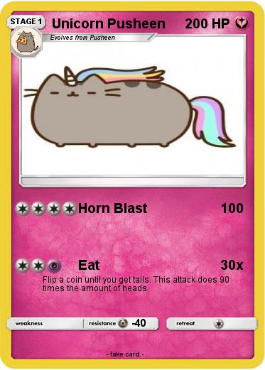Pokemon Unicorn Pusheen