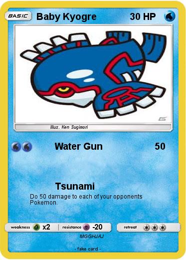 Pokemon Baby Kyogre
