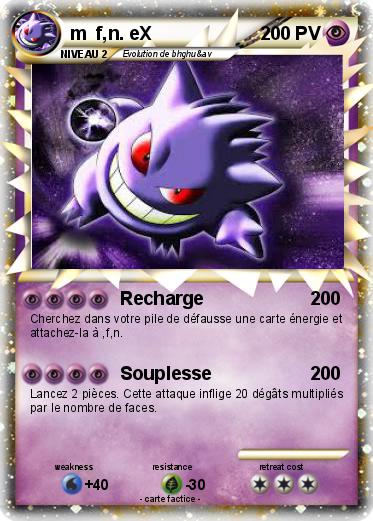 Pokemon m  f,n. eX