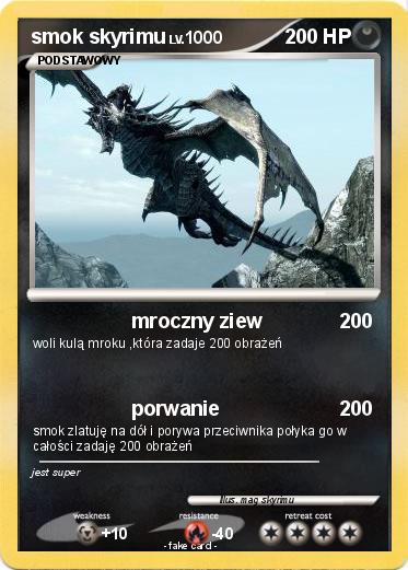 Pokemon smok skyrimu