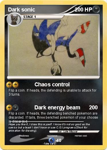 Pokemon Dark sonic