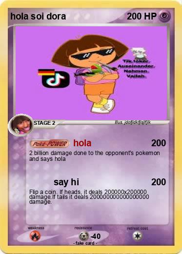 Pokemon hola soi dora