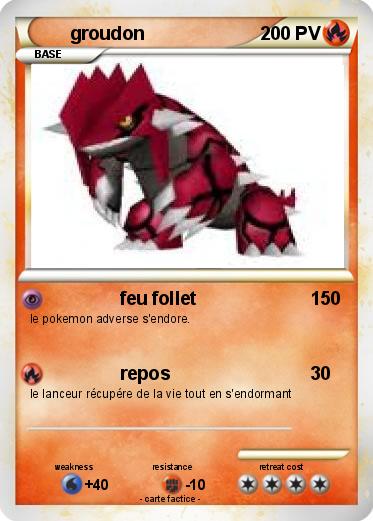 Pokemon groudon