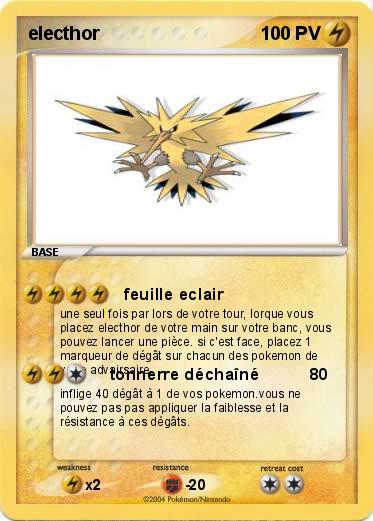 Pokemon electhor