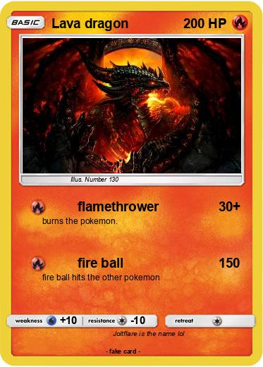 Pokemon Lava dragon