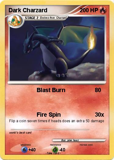 Pokemon Dark Charzard