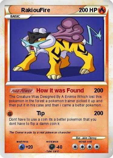 Pokemon RakiouFire