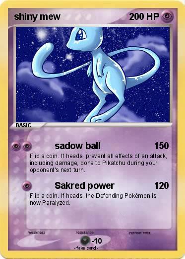 Pokemon shiny mew