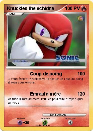Pokemon Knuckles the echidna