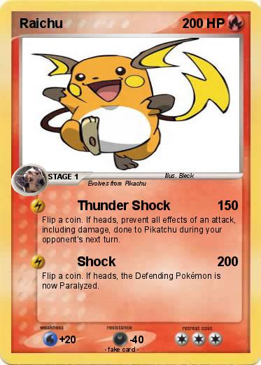 Pokemon Raichu