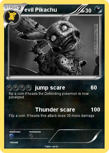 Pokemon evil Pikachu